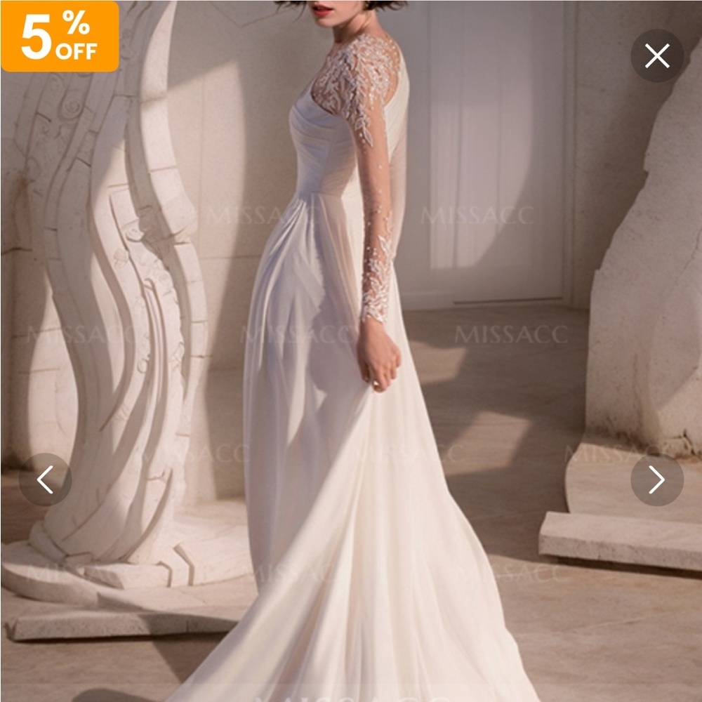 ❤️ BNWT MISSACC gorgeous ivory wedding dress ❤️